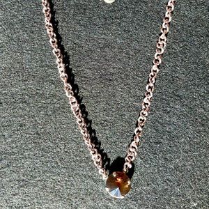 SABIKA BROWN CRYSTAL NECKLACE